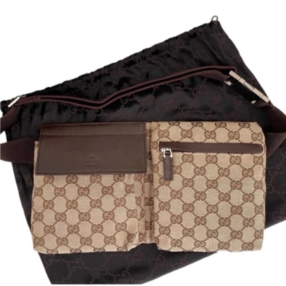 EXCELLENT CONDITION! Authentic Gucci Waist Belt Bum Bag Crossbody Shoulder Bag